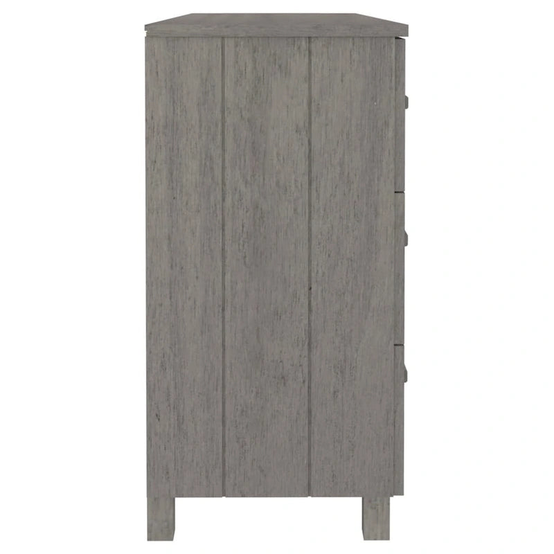 vidaXL Sideboard Buffet Console Cabinet with Storage HAMAR Solid Wood Pine - 44.5x15.7x31.5