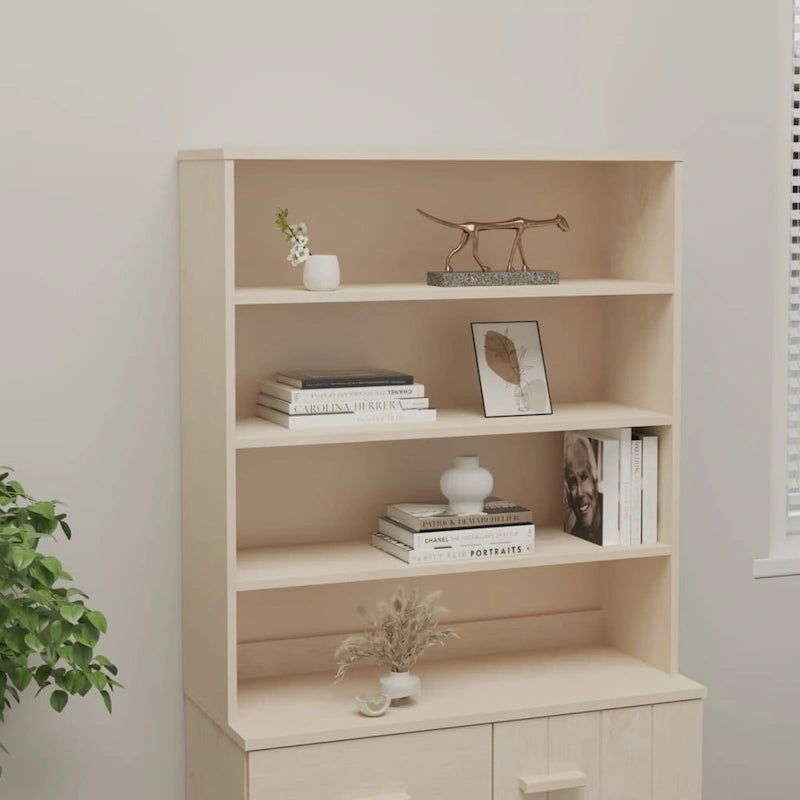 vidaXL Cabinet Top for Highboard Sideboard for Hallway HAMAR Solid Wood Pine - 35.4x11.8x39.4