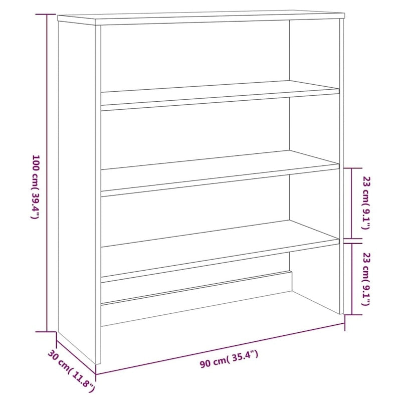 vidaXL Cabinet Top for Highboard Sideboard for Hallway HAMAR Solid Wood Pine - 35.4x11.8x39.4