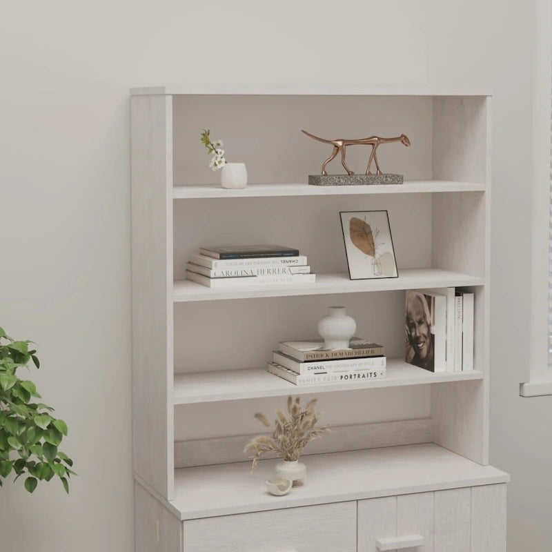 vidaXL Cabinet Top for Highboard Sideboard for Hallway HAMAR Solid Wood Pine - 35.4x11.8x39.4