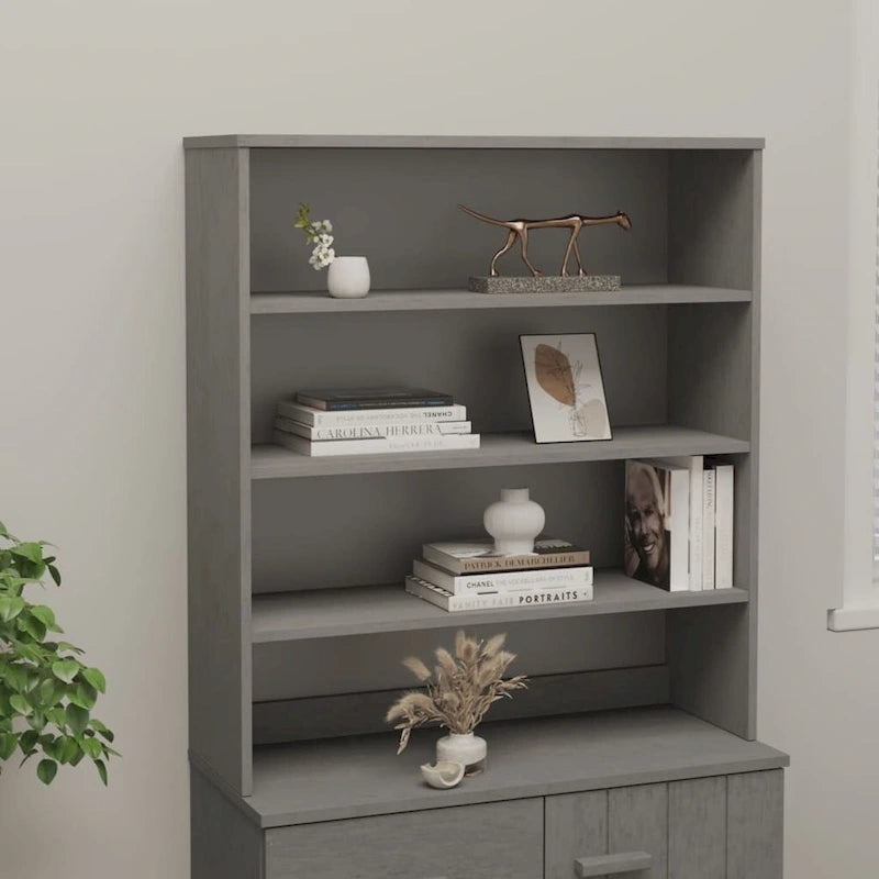 vidaXL Cabinet Top for Highboard Sideboard for Hallway HAMAR Solid Wood Pine - 35.4x11.8x39.4
