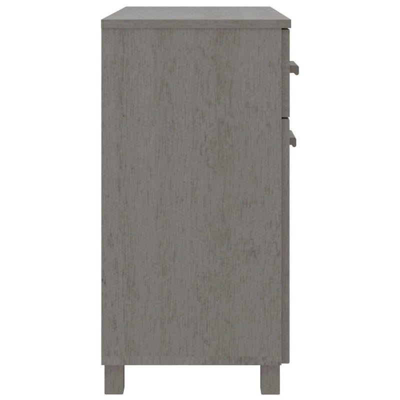 vidaXL Sideboard Buffet Console Cabinet with Storage HAMAR Solid Wood Pine - 31.1x15.7x31.5