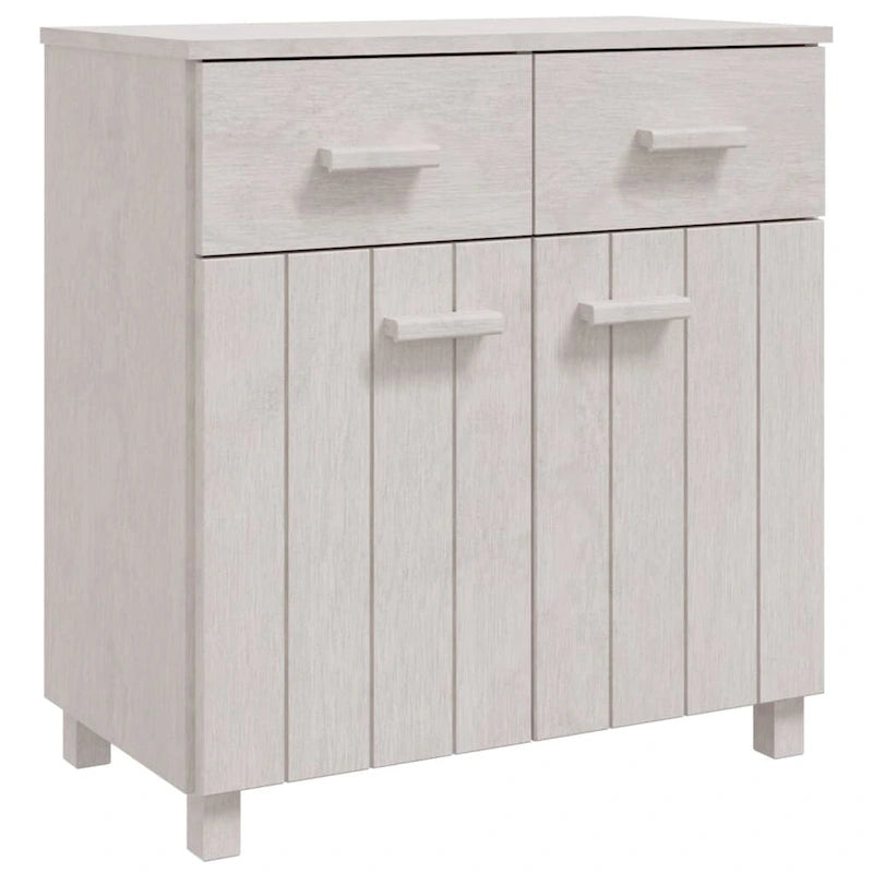 vidaXL Sideboard Buffet Console Cabinet with Storage HAMAR Solid Wood Pine - 31.1x15.7x31.5
