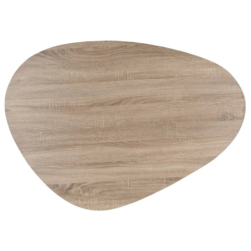 SAFAVIEH Louann Oak Finish/ Black Coffee Table - 44 x 31.5 x 15.6 - 44Wx32Dx16H