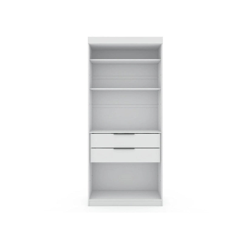 Mulberry Open 1 Sectional Modern Armoire Wardrobe Closet