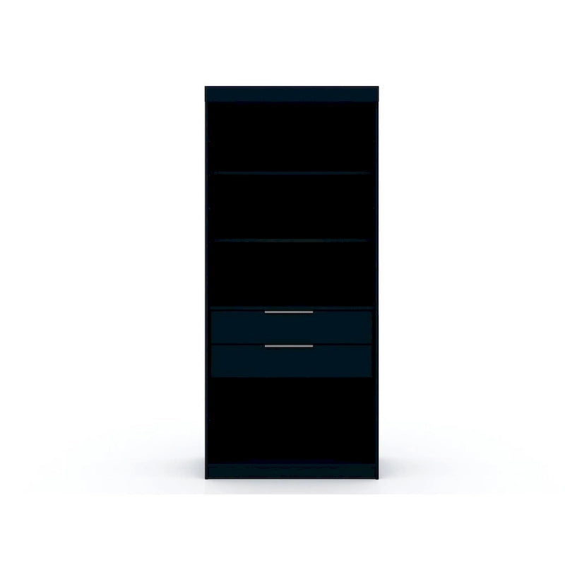 Mulberry Open 1 Sectional Modern Armoire Wardrobe Closet