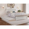 Roslyn Platform Bed with Panel Footboard and Twin Trundle