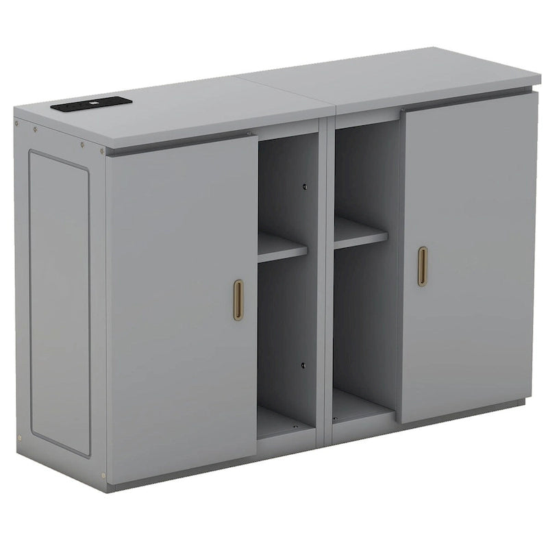 QW Full Size Murphy Bed with Shelves