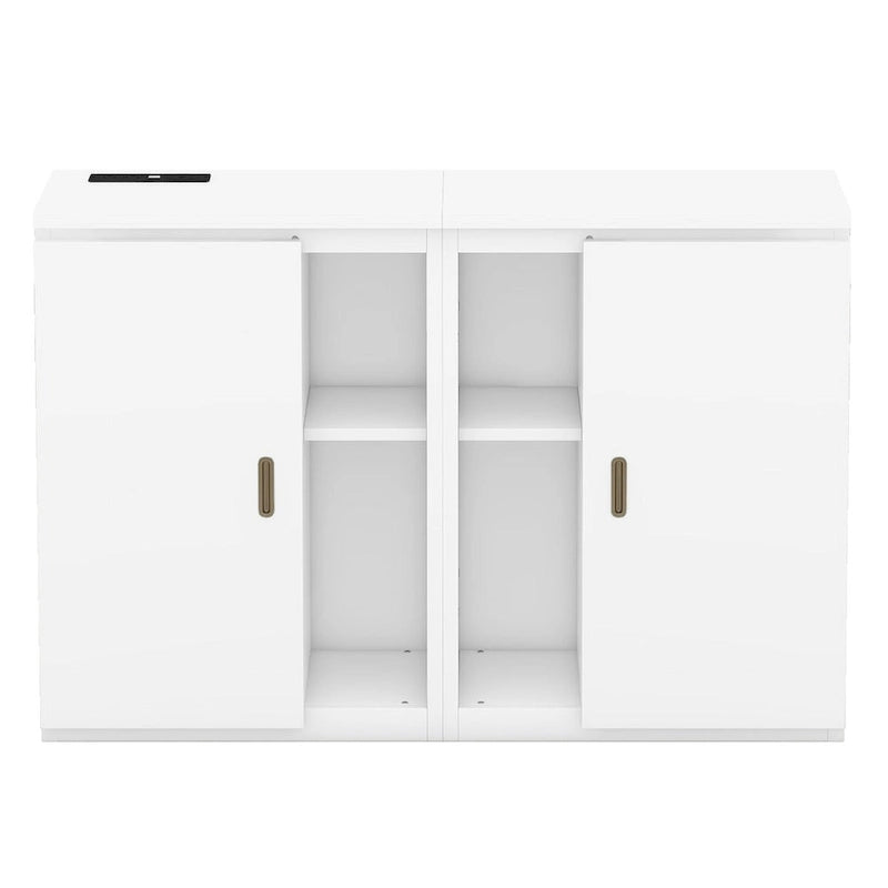 QW Full Size Murphy Bed with Shelves
