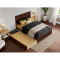 Felicity Platform Bed with Panel Footboard and Twin Trundle