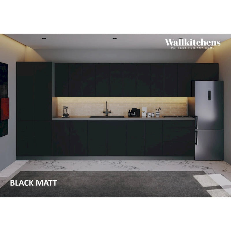 Kitchen Imperial Collection Black Color Base Size 15Ft Wide - 174x24