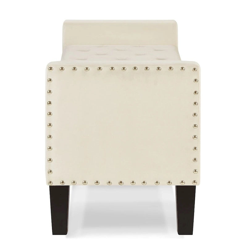 Tufted Button Storage Ottoman Bench - 48L x 18.5W x 22 H