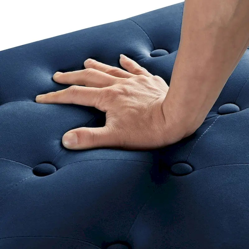 Tufted Button Storage Ottoman Bench - 48L x 18.5W x 22 H