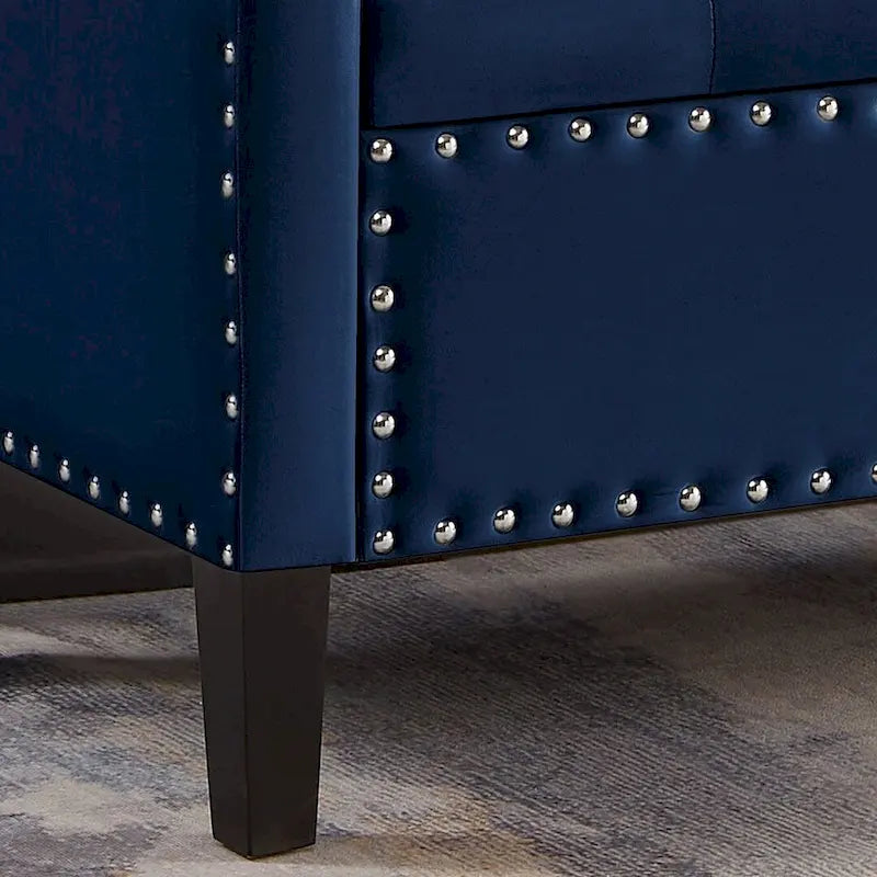 Tufted Button Storage Ottoman Bench - 48L x 18.5W x 22 H
