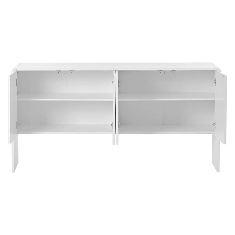 60L Large Storage Space with 4 Doors and Rebound Device - N/A