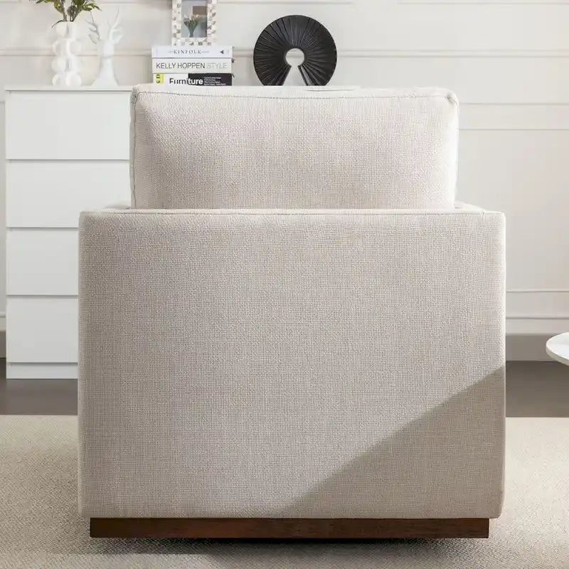 Mid Century Modern Swivel Accent Chair Armchair for Living Room