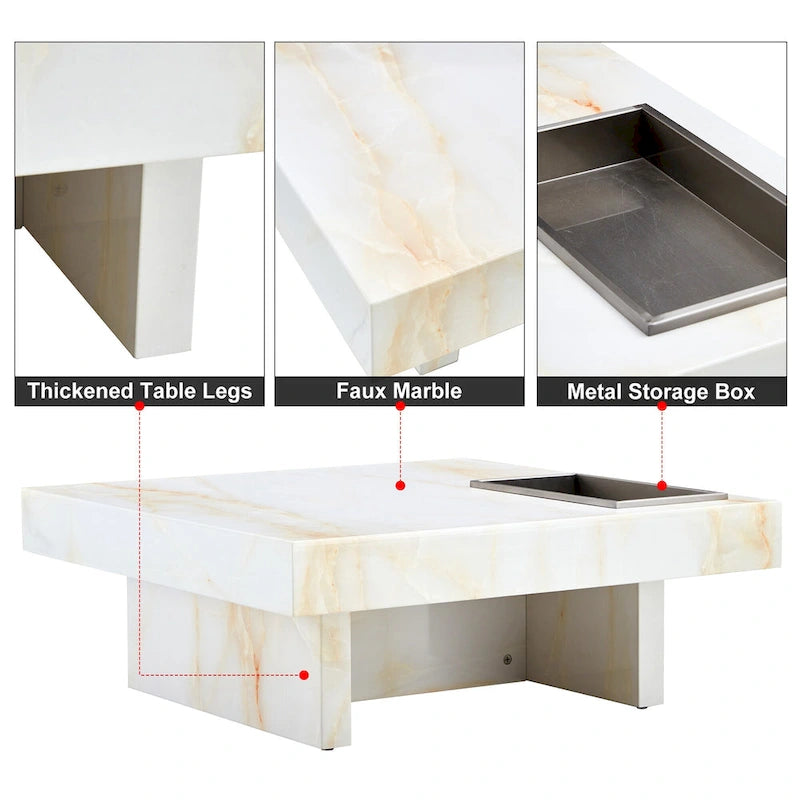 Modern and practical coffee table