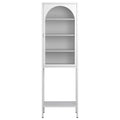5-Tier Cube Bookshelf Storage Cabinet with 3 Adjustable Shelves