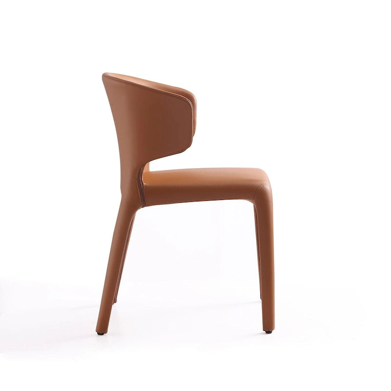 Carson Carrington Idloken Leather Upholstered Dining Chair - N/A