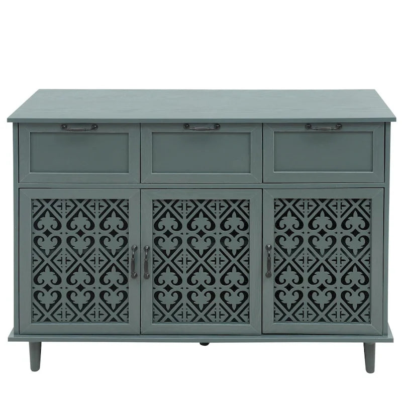 Three-Door Three-Drawer Cabinet