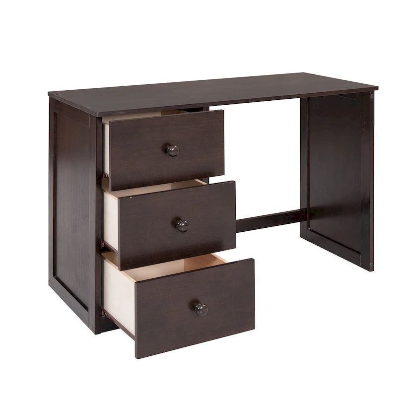Loft Bed with Drawers, Desk and Wardrobe