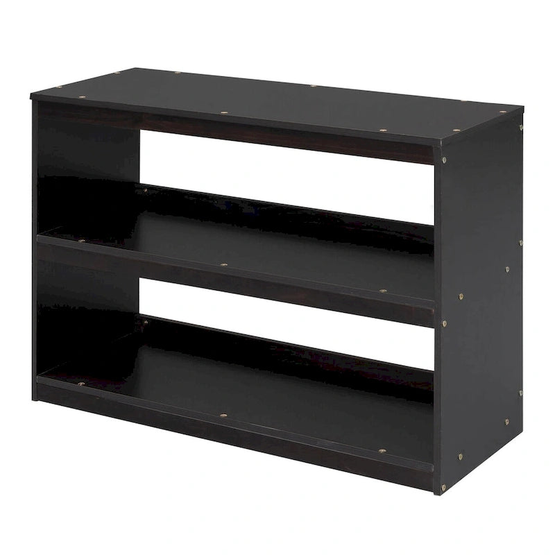 Loft Bed with Writing Desk and 3 Drawers, Wooden Loft Bed with Storage Stairs and Shelves
