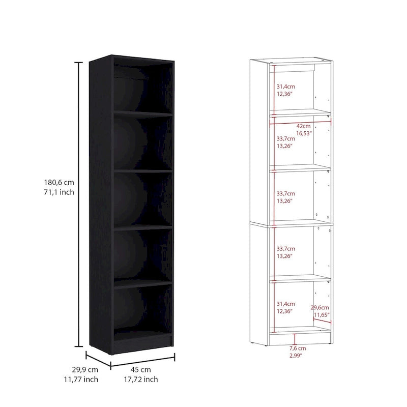 Kenyon 67 Wide 4-Shelf Bookcase Set of 3