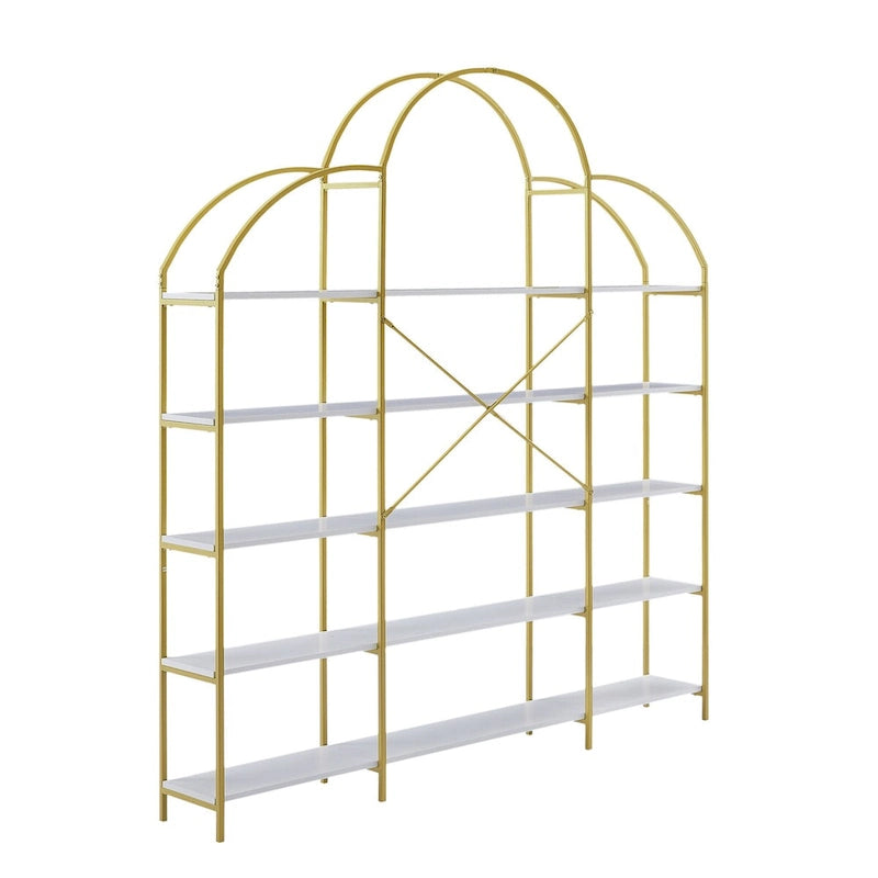 5 Tiers Office Bookcase Bookshelf
