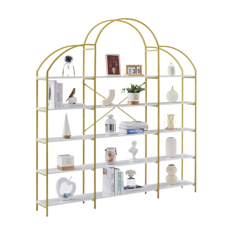 5 Tiers Office Bookcase Bookshelf