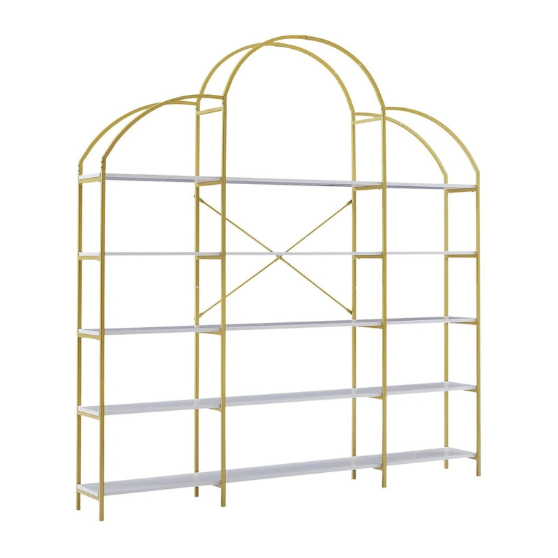 5 Tiers Office Bookcase Bookshelf