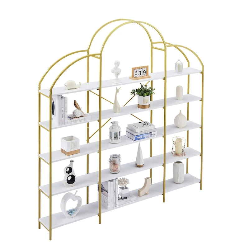 5 Tiers Office Bookcase Bookshelf