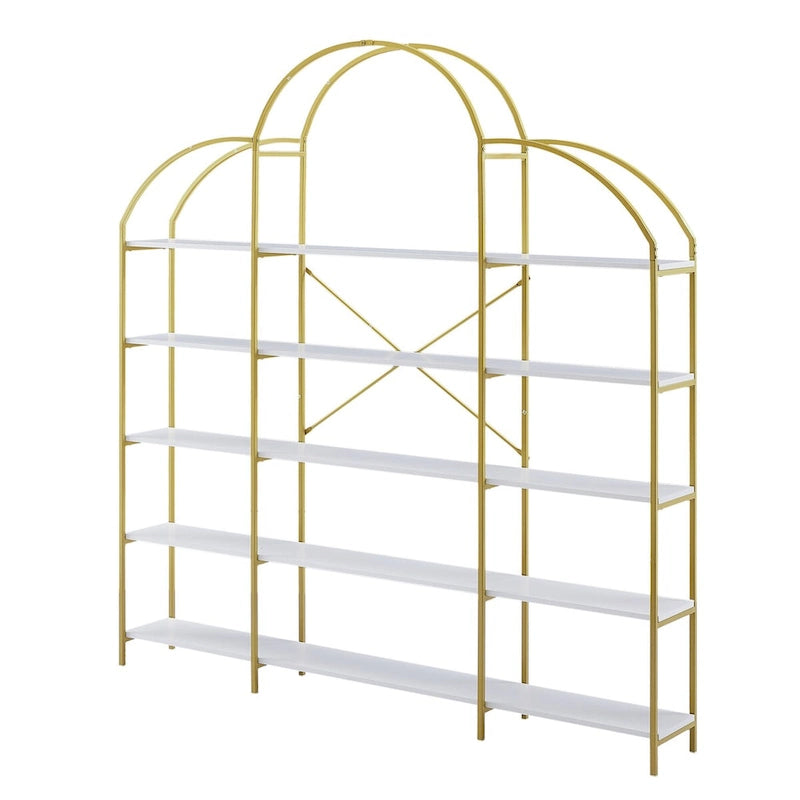 5 Tiers Office Bookcase Bookshelf