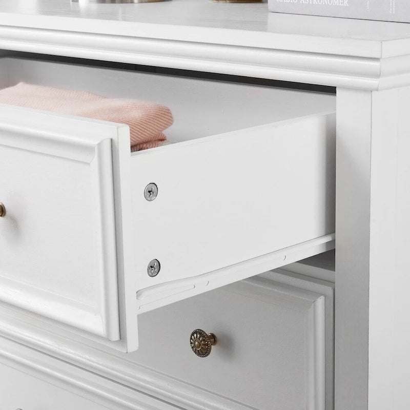 5 Storage Drawers Dresser Cabinet