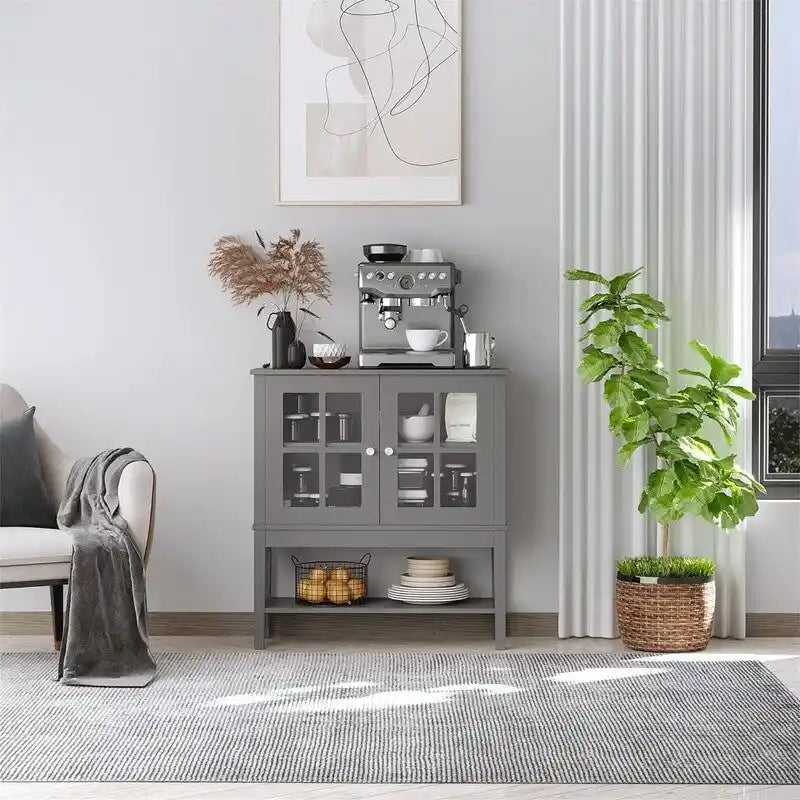 Modern Sideboard Buffet Cabinet - 31.5 L x 11'W x 33 H