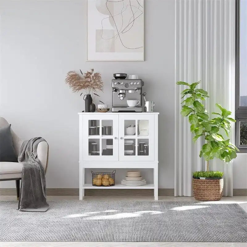 Modern Sideboard Buffet Cabinet - 31.5 L x 11'W x 33 H