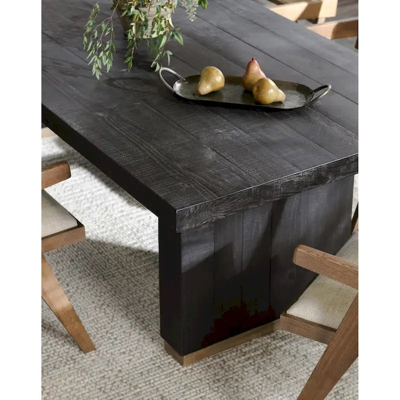 Classic Home Lynx 94 Reclaimed Pine Wood Dining Table - 94Wx40Dx30H