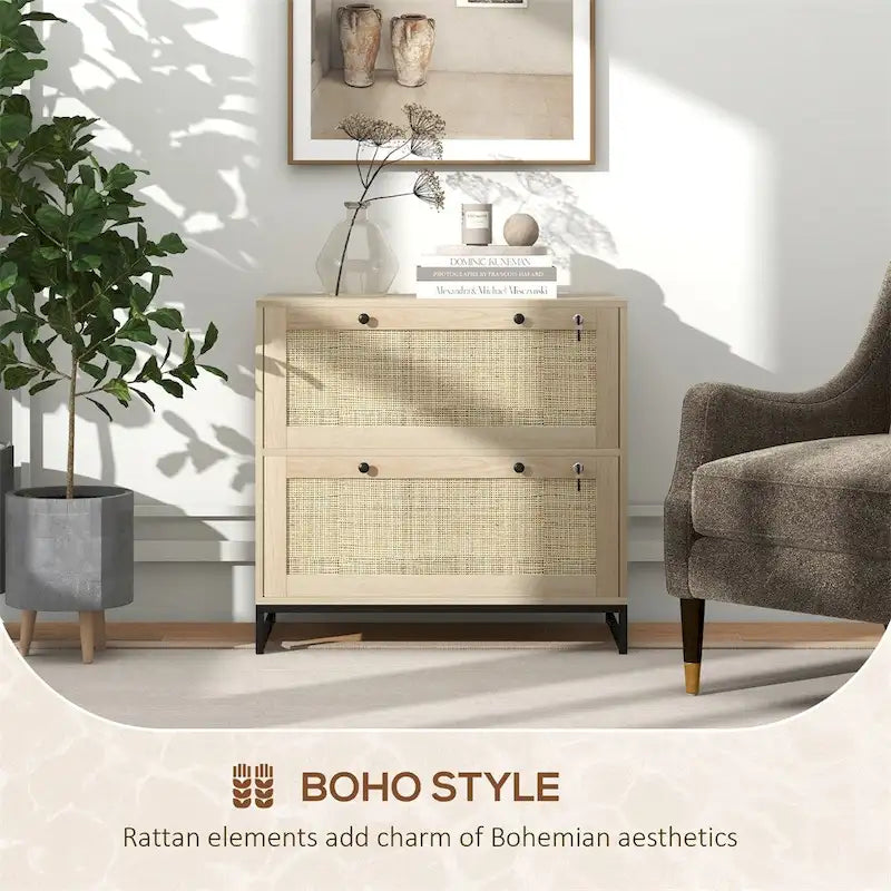 2 Drawer File Cabinet with Lock,Vertical Filing Cabinet with Keys
