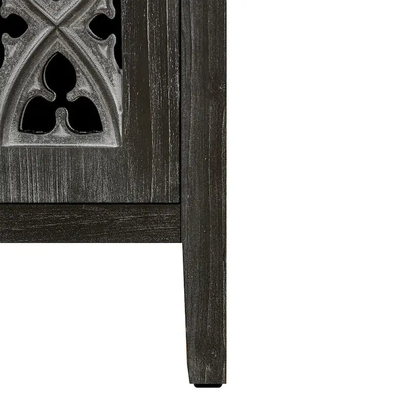 Hollow Four Door Antique Cabinet