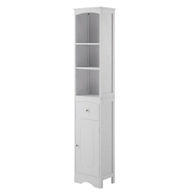 Tall Bathroom Cabinet Freestanding Storage Cabinet with Drawer - 13.4L x 9.1W x 66.9H