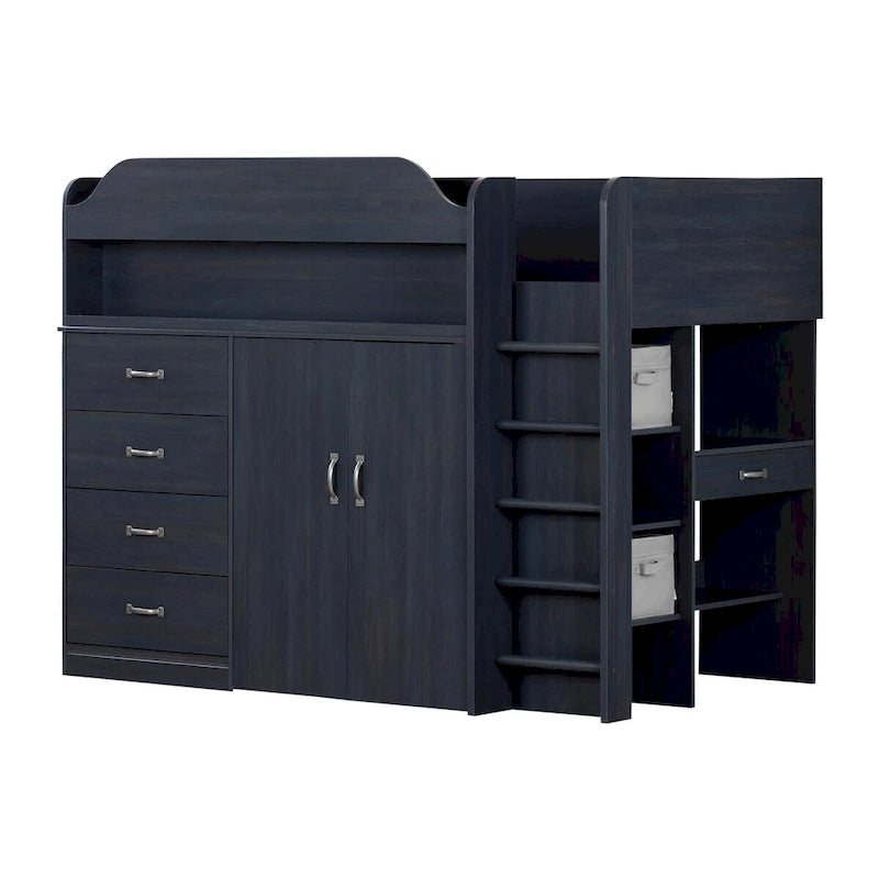 South Shore Asten Loft Bed with Desk